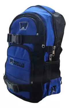 Mochila Cat Urbana Alternativa 18 Litros Azul Reforzada Azul Liso