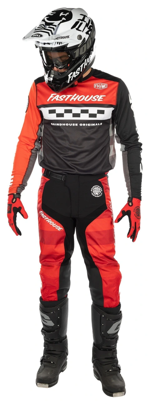 Conjunto Equipo Fasthouse Atomic Rojo Motocross Enduro