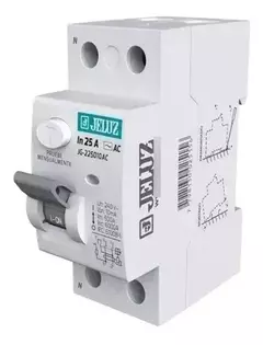 DISYUNTOR 25 A DIFERENCIAL BIPOLAR JELUZ - tienda online