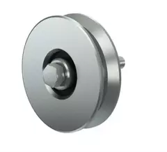 RUEDA 75 MM ACERO CON RULEMAN CANAL V - comprar online