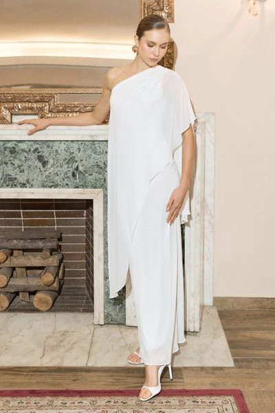 Vestido Capa Shine Savannah Off - comprar online