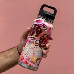 Botella 1 lt. Arte Emilia Can "Me lo merezco" - tienda online