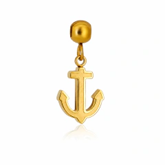 Pingente Âncora Banhado a Ouro 18k