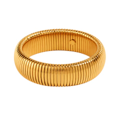 Bracelete Tubogas Banhado a Ouro 18k