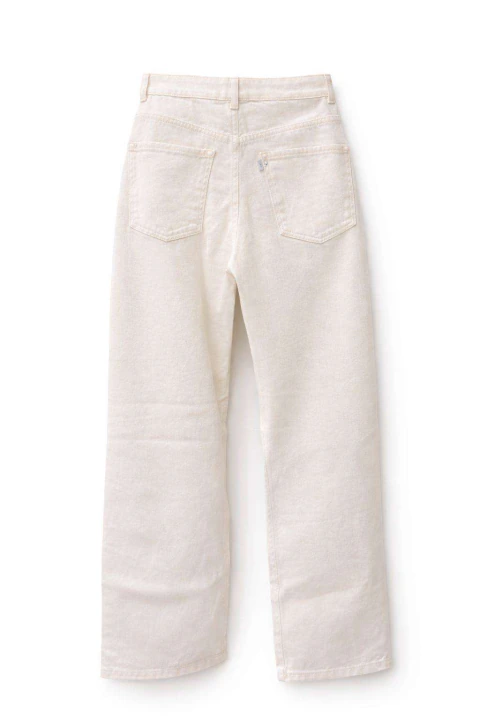 Wide Leg Tiro Alto Rigido