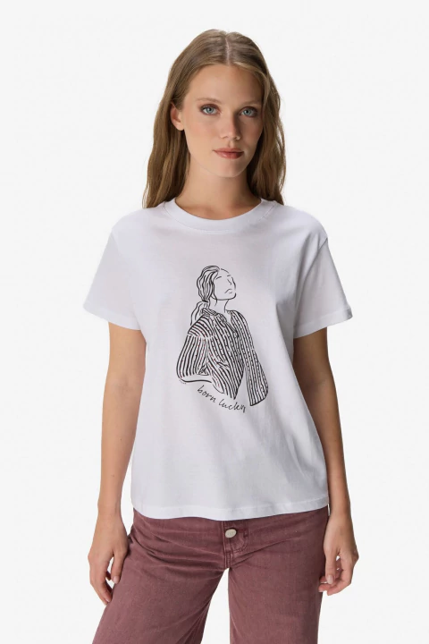 Remera C/Estampay Hotfix