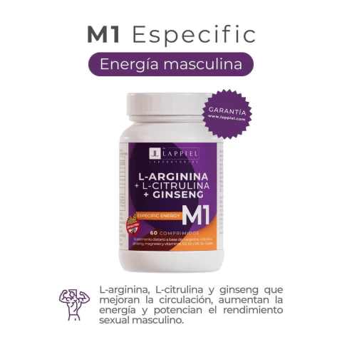 M1 Especific Energy / Vitalidad Diaria! / 60 comprimidos