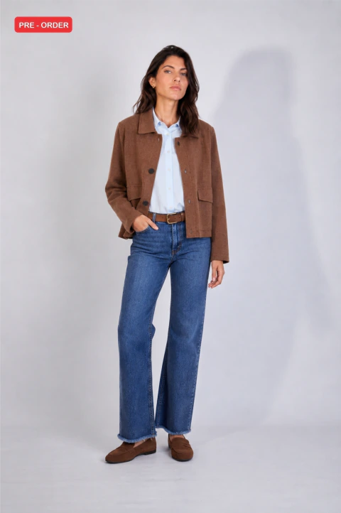 Chaqueta Roma Avellana