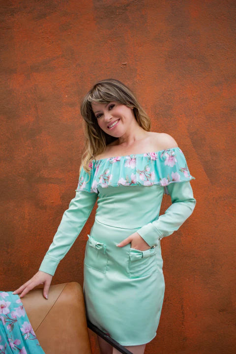 Conjunto Vestido Com Saia Sobreposta Encanto - comprar online