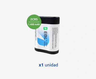 2CR5 1.400 mAh x unidad