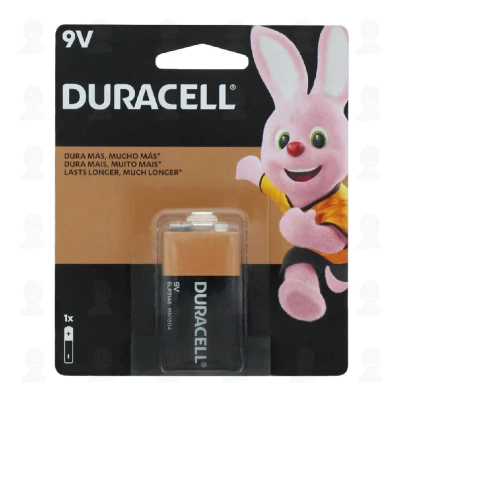 Baterías alcalinas Duracell blíster 9v