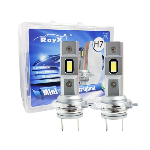 Kit Lampadas Ultra LED Mini OEM H7 12000 Lumens 62w Rayx