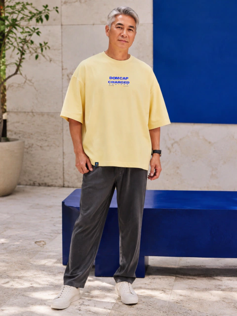 Camiseta Oversized Masculina Charged Horizon