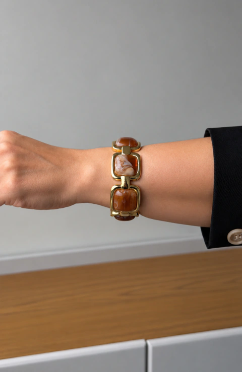 Bracelete Catarina Marrom