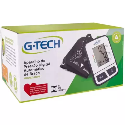 Aparelho de Pressão Digital Automático de Braço Bspll G-tech