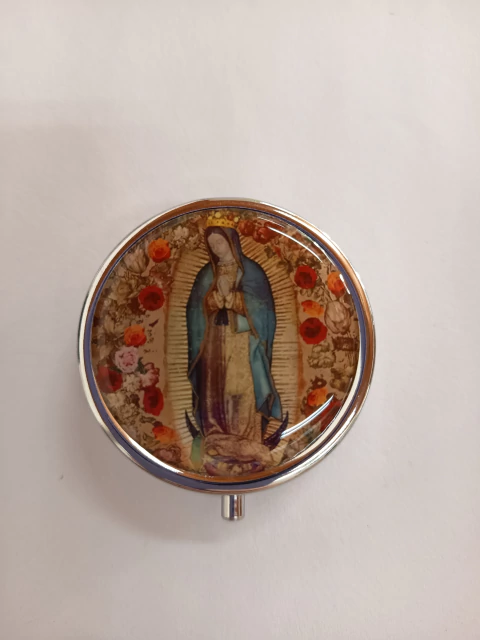 Pastillero de Plástico - Virgen de Guadalupe