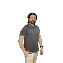 POLO MC DIFERENCIADA COTTON PIMA HUNTER na internet