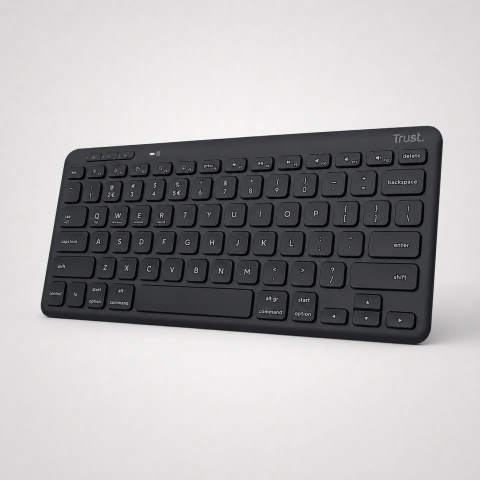 Teclado Trust Lyra Inalámbrico Bluetooth Multidispositivo