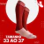 Meião Futebol Profissional - Vermelho - Modelo Juvenil - 33 ao 37 - Meias Bidu