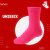 Meia Cano Médio Modelo Glow - Rosa - Modelo Infantil - 29 ao 35 - loja online