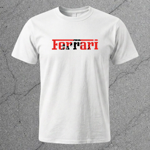 Remera Ferrari Essential Formula F1 Blanca