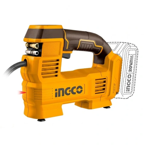 Compresor de Aire Inalámbrico 160 PSI 11 bar con Adaptadores | Sin Batería + Sin Cargador