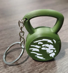 Chaveiro porta aliança Kettlebell Slin - War Lion