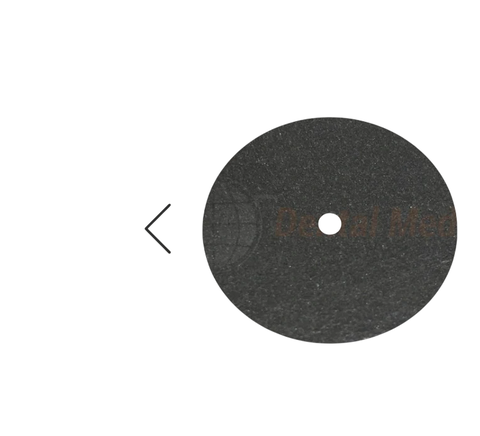 Disco de corte ultra delgado negro de 25 mm de diámetro con un orificio central