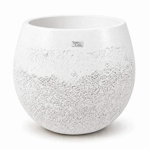 VASO AVENCA BIOCONCRETO AERADO P BRANCO A45CM X D49CM