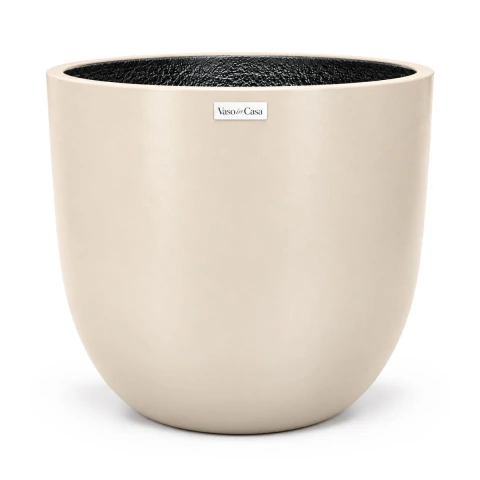 VASO CIMENTÍCIO LISO THOR G CREME BELGA A60CM X D60CM