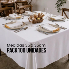 SERVILLETA DE TELA D 35CM PACK x100 - comprar online
