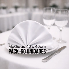 SERVILLETA DE TELA 40cm PACK 50 - comprar online
