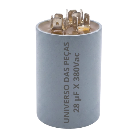 Capacitor Duplo 25+3uF 380V Ar Condicionado Janela Split - 100% Nacional