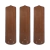 Jogo de 3 Pás em MDF (Motor M3) para Ventilador de Teto Lorensid - Mogno / Tabaco - comprar online