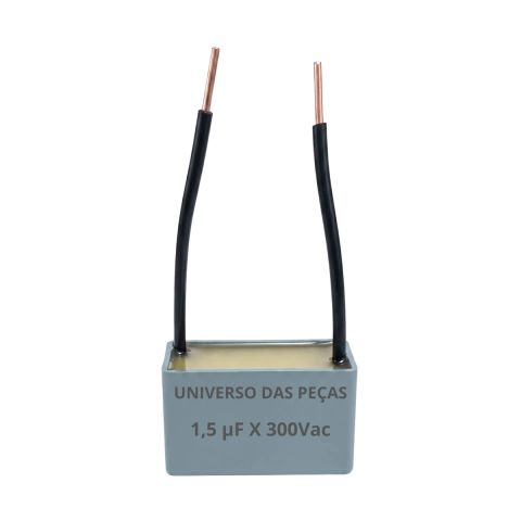 Capacitor 1,5uF 400V Retangular Loren Sid Ventisol Venti-Delta - 100% Nacional