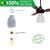 Globo Lustre de Plástico para Ventilador de Teto - Modelo Lumi Completo (Com Soquete) - comprar online