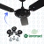 Kit 3 Garras de Ferro para Ventilador de Teto Lorensid - Preto Completo (Com Parafusos) - comprar online