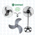 Hélice 3 Pás Ventilador Lorensid 60cm Tufão Prata - Motor M1 M2 - comprar online