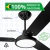 Kit Acabamento (Canopla + Copinho) para Ventilador de Teto Lorensid - Preto Original - comprar online