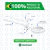 Imagem do Jogo de 3 Pás Acrílico Transparente (Motor M3) para Ventilador Lorensid - Branco (P02) Primor