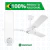 Jogo de 3 Pás em MDF (Motor M1/M2) para Ventilador de Teto Lorensid Lumi - Branco na internet