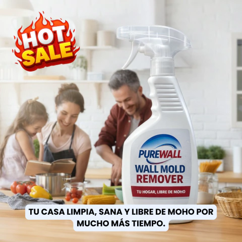 PureWall Removedor de moho | Paredes más limpias, frescas y protegidas en minutos.