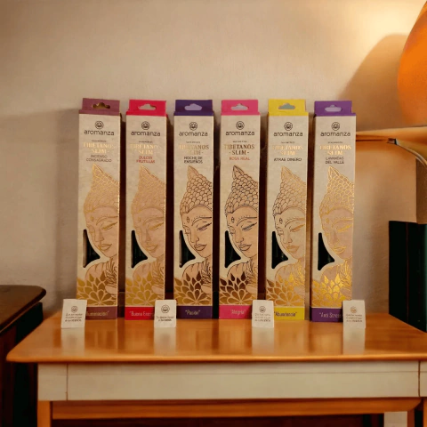 Sahumerio Tibetano Slim Aromanza x10 | Resinas Naturales