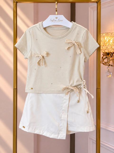 SHORT SAIA EM ALFAIATARIA TWILL COM ELASTANO - COLLIE