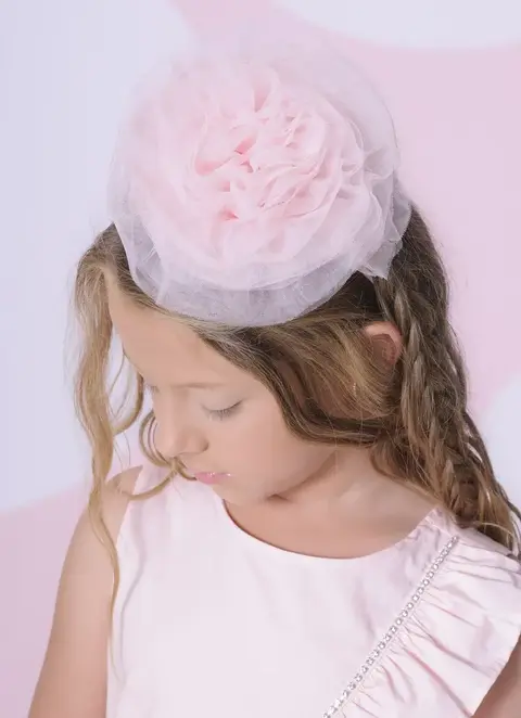 ARCO MAXI FLOR TULE / ROSA BABY