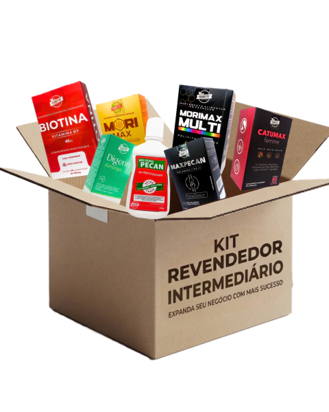 KIT INTERMEDIARIO REVENDA – Suplementos, Ervas e Alimentos Funcionais