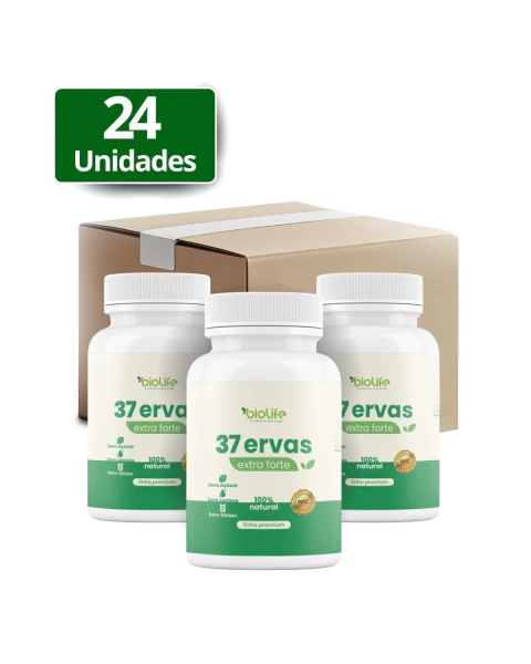 37 ERVAS EMAGRECEDOR CONCENTRADO e EXTRA FORTE PACK 24 - BIOLIFE
