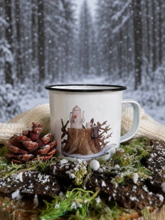 CANECA COLD DAYS & WARM HUGS | 350ml - comprar online