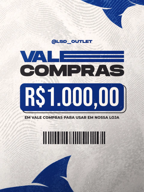 VALE COMPRAS 1.000,00