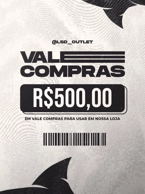 VALE COMPRAS 500,00